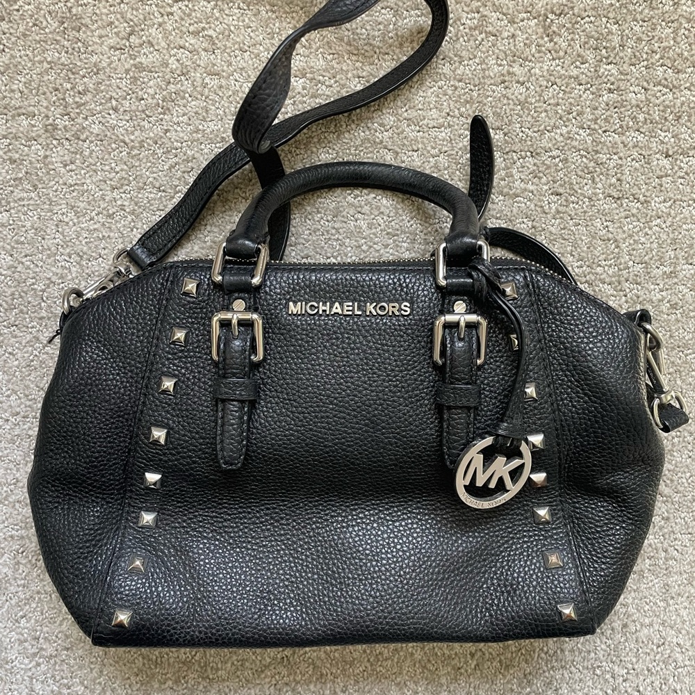 Michael Kors Black Studded Women's Bag